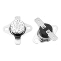 uxcell 2 Pcs KSD301 Thermostat 65°C/149°F 16A Normally Open N.O Adjust Snap by uxcell