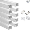 Besseto 10 Pack 1M/3.3Ft LED Aluminum Channel by Besseto