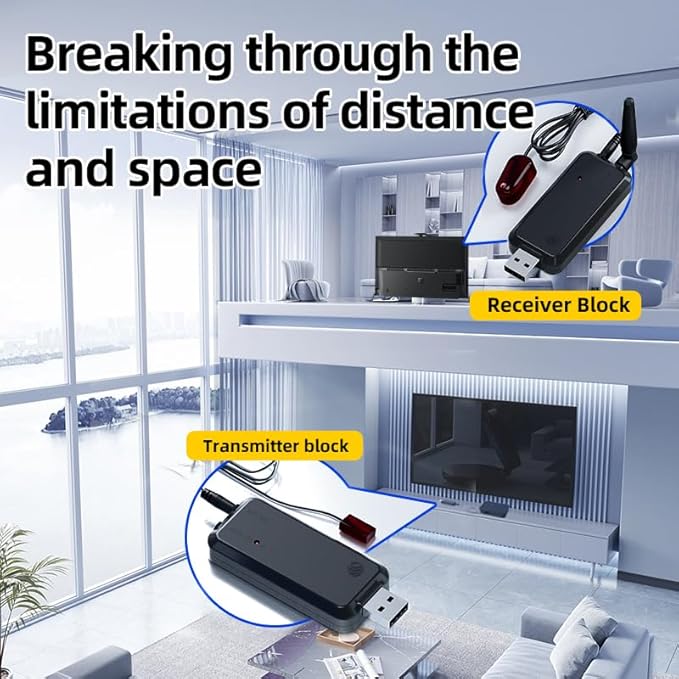SPENFiLY Wireless IR Signal Booster – Infrared Repeater Kit - Image 3