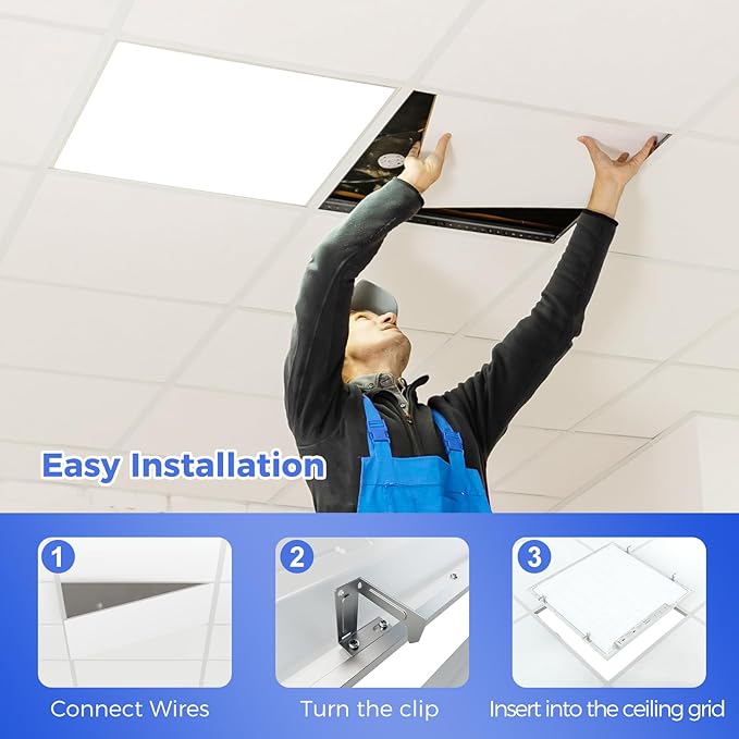 AIKVSXER 6 Pack 2x2 LED Flat Panel Light - Image 3