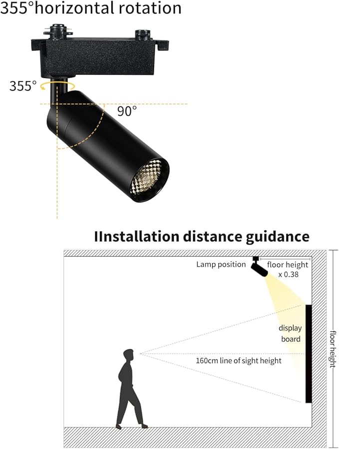 Gpaillumic LED Track Lighting Heads Compatible - Image 6