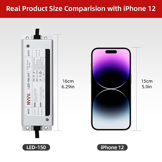 24 Volt LED Driver 150 Watts Power Supply Waterproof IP68 Low Voltage - Image 5