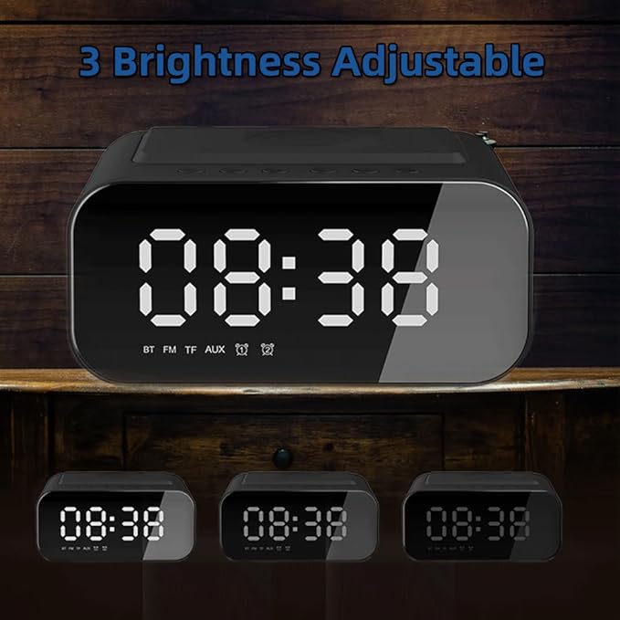 IHAO 7in1 Multifunctional Digital Alarm Clock - Image 5