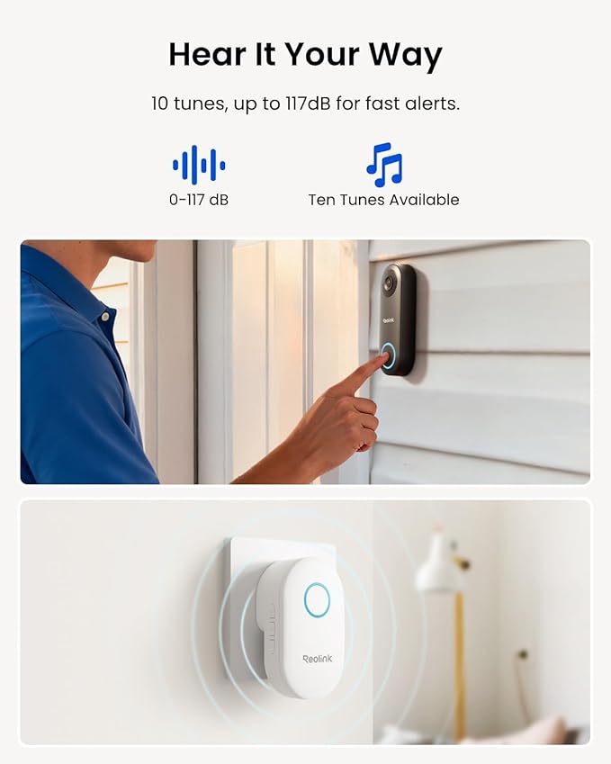 REOLINK Video Doorbell PoE Camera – 2K IP Security Camera Outdoor - Image 6