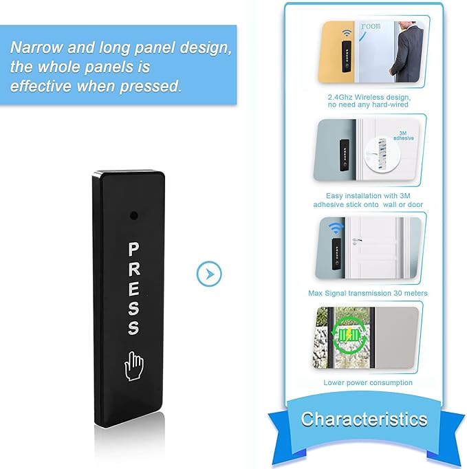 2.4GHz WiFi Access Control 400lb Holding Force Electic Magnetic Door Lock - Image 4