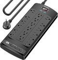 18 Outlets Surge Protector Power Strip by POWSAV