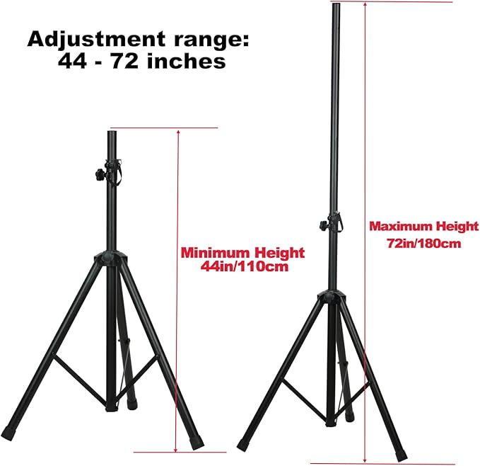 Howonder Heavy Duty Speaker Stand, PA Speaker Stand, Speaker Tripod Stand - Image 5