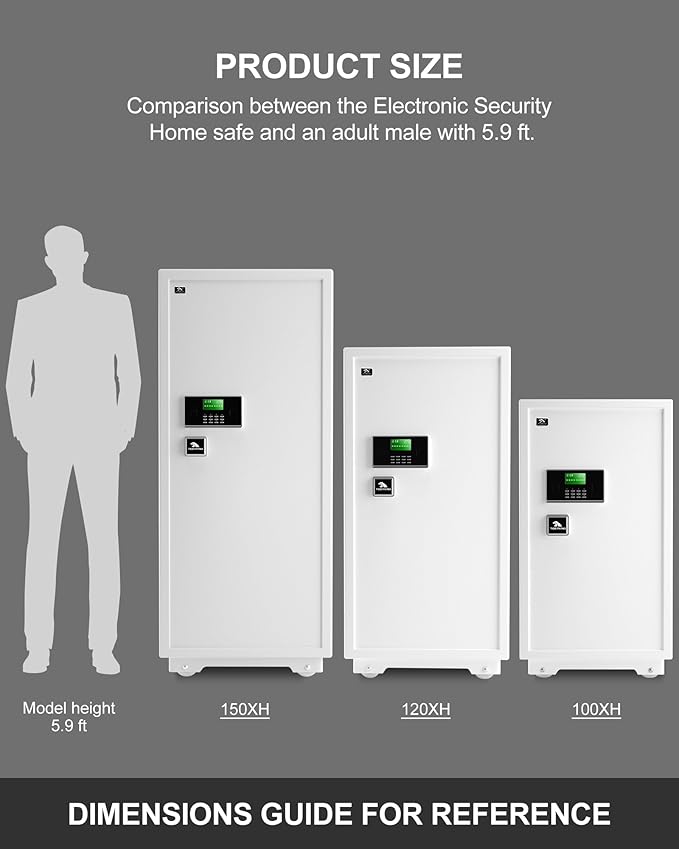 【US STOCK】TIGERKING 7.2 Cubic Feet Extra Large Heavy Duty Safe Box, Home Safe - Image 7