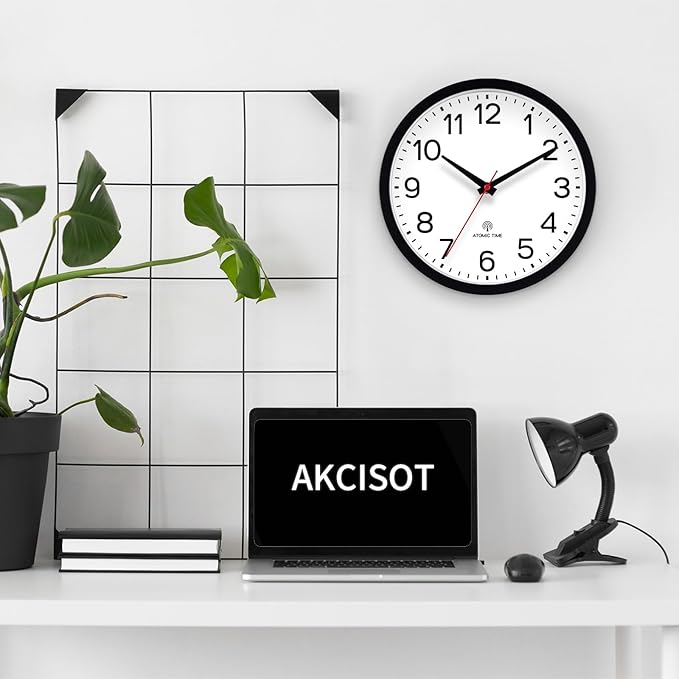 AKCISOT Atomic 12 Inch Wall Clock Analog Clocks - Image 6