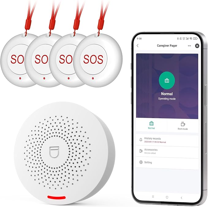 Hapippofa Caregiver Call Button Wireless Call Button by Unknown
