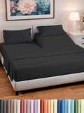Split Head King Sheet Set – 4 Piece Flex Split Top King Sheets by CGKUnlimited