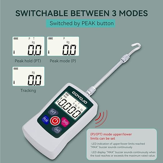 GOYOJO Digital Force Gauge High-Precision Push-Pull Meter - Image 4
