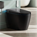 WANSID Black Smart Toilet with Bidet Built In, Auto Open/Close Lid, Heated Seat by WANSID
