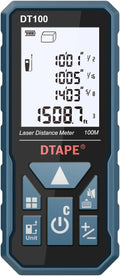 Laser Measure, DTAPE 330 Ft Digital Laser Distance Meter, Upgraded by Dtape