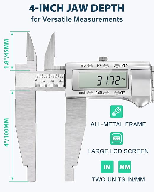 Mxmoonfree 20-Inch Digital Caliper - Image 2