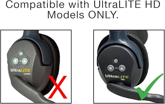 EARTEC ULDM-HD Ultralite HD Dual Ear Replacement Main Headset, HD Version Only - Image 2