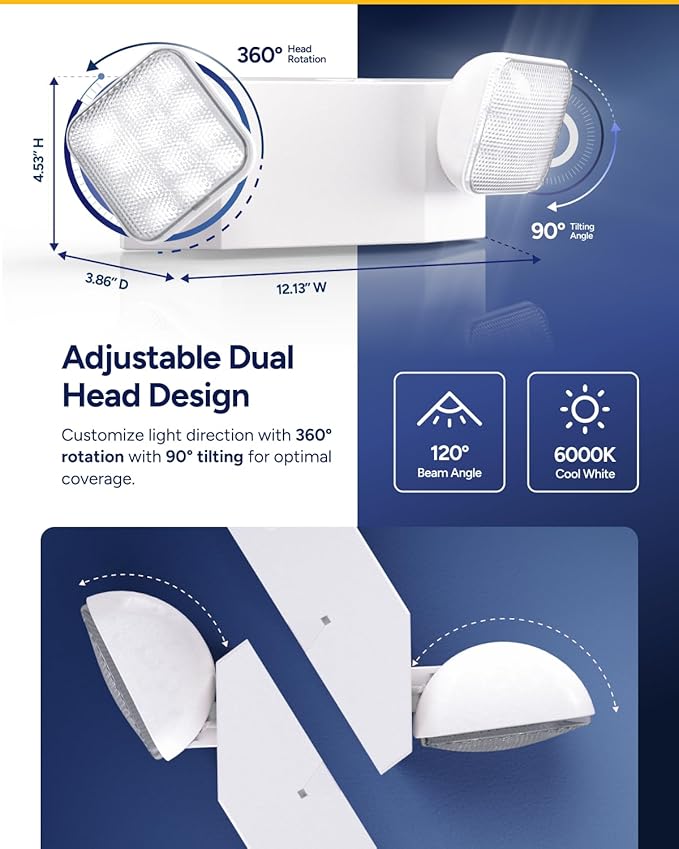 Sunco LED Emergency Lights, Commercial Lighting - Image 6