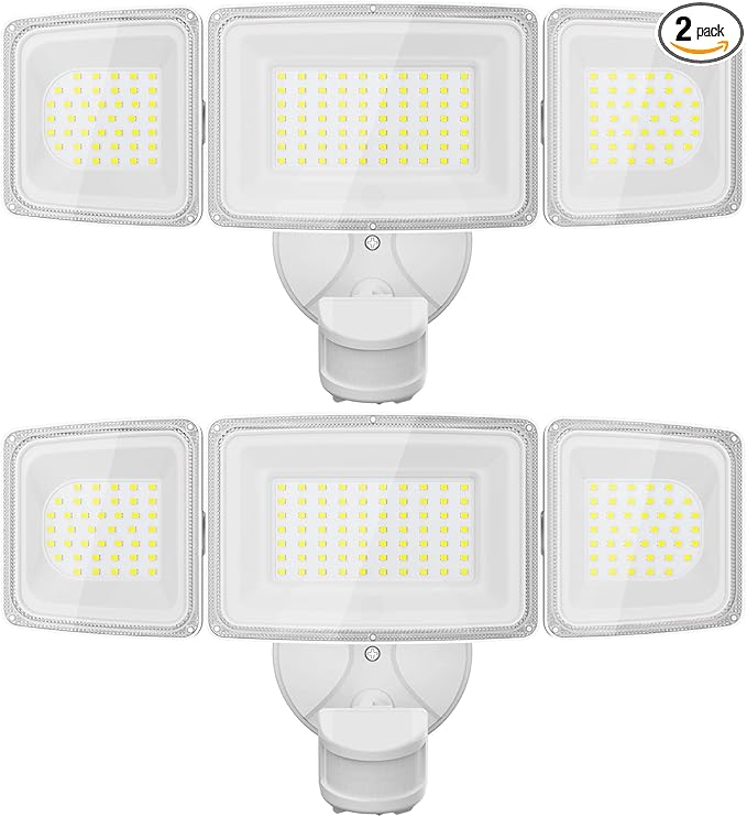 Onforu 2 Pack 100W LED Security Lights Motion Sensor Outdoor, 9000LM Super by Onforu