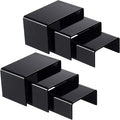 Chuangdi 2 Sets Acrylic Display Risers, Product Stand, Jewelry Display Riser by Chuangdi