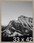 Frame It Easy 33 x 42 Rustic Gray Wood Frame by FrameItEasy