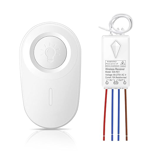 Thinkbee Wireless Light Switch and Receiver Kit by Thinkbee