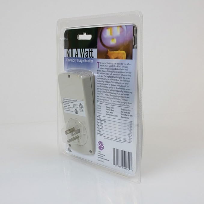 4-Pack P3 P4400 Kill A Watt Electricity Usage Monitor - Image 8