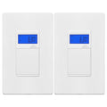 ENERLITES 7 Days Digital in-Wall Programmable Timer Switch by Enerlites