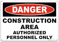 Brimar 14"x10" Danger Construction Area Safety Sign by BrimarIndustries