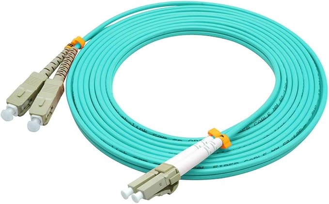 Jeirdus 1Meter 3ft LC to SC Duplex 50/125 10G OM3 Multi-Mode Fiber Optic Cable - Image 4