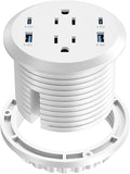 Desktop Power Grommet, 65W USB C Fast Charging, Flush Mount Recessed Power by Jgstkcity