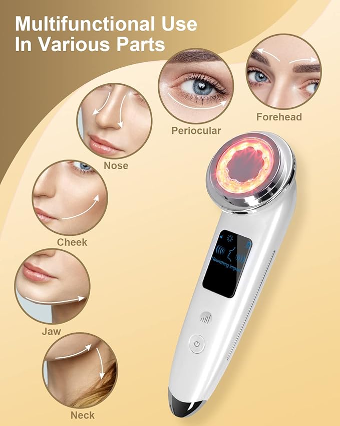 Face Massager Electric Face Lifting 4 in 1 Facial Massager Anti Aging Skin - Image 7