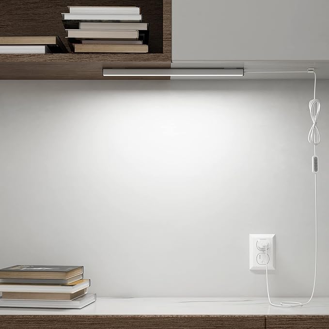 ASOKO LED Under Cabinet Lighting USB Plug-in, 3 Color Temperature, 14.5 in - Image 5