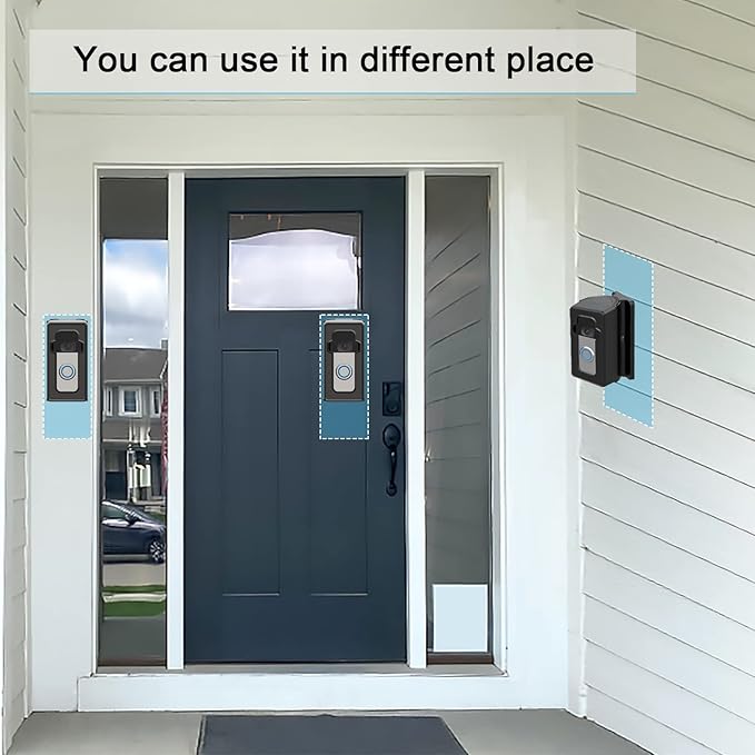 Anti-Theft Adjustable Video Doorbell door mount Corner Mount Compatible - Image 5