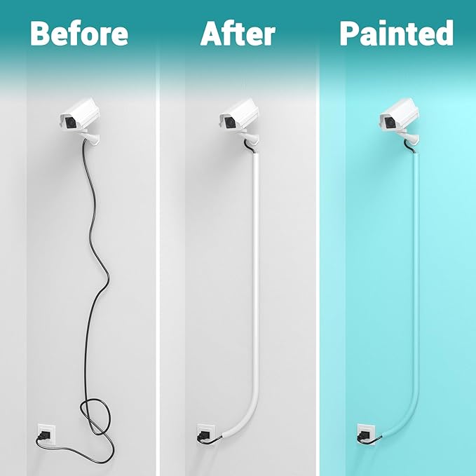157 Inch Self-Adhesive TV Cable Hider, Home Audio Flexible Wire Cord Management - Image 5