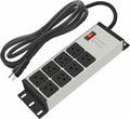 CCCEI Grey Heavy Duty Power Strip Surge Protector 20 AMP, 8 Outlets 12 Gauge by CCCEI