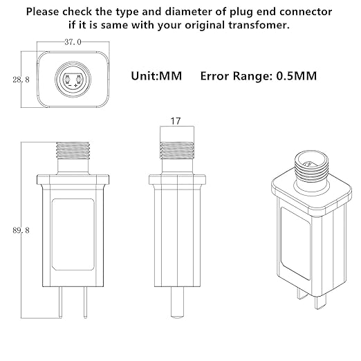4.5V LED Controller LED Transformer Class 2 Power Supply, IP44 Waterproof Low - Image 5