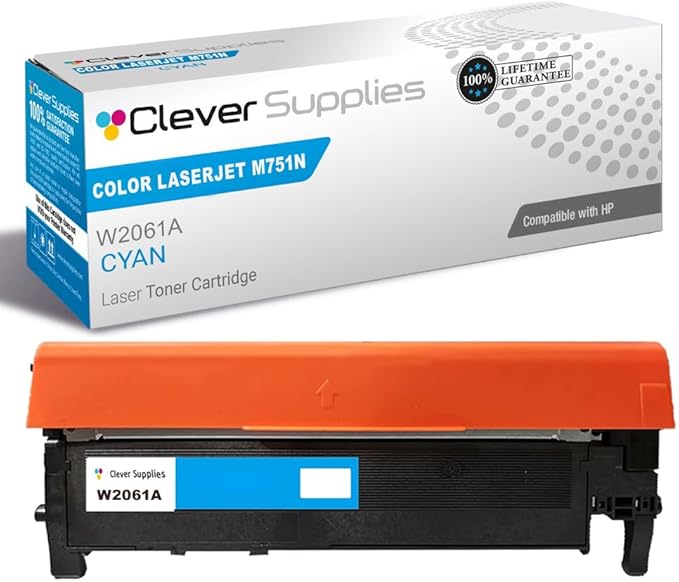 CS Replacement Compatible with HP M751N Toner Cartridge W2001A to use with by CleverSupplies