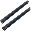 Jingchengmei 2 Pack-1U Brush Panel 19-inch Rack Mount Disassembled Cable by JINGCHENGMEI