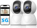GUOANVISION 3MP Indoor Security Camera, 5G WiFi 360° Pan/Tilt Home Cameras by GUOANVISION