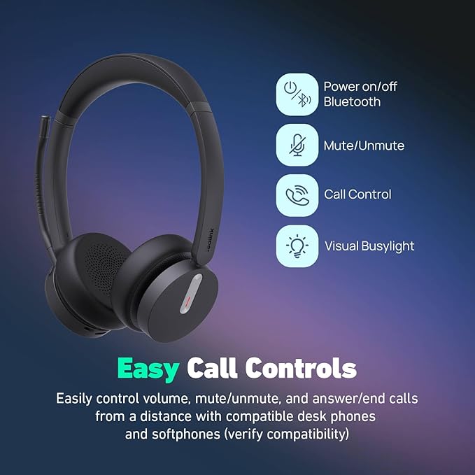 Yealink HA64 Pro Wireless DECT & Bluetooth Headset - Image 7