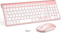 Wireless Keyboard and Mouse, 2.4G Full Size and Portable Wireless Keyboard by JOYACCESS