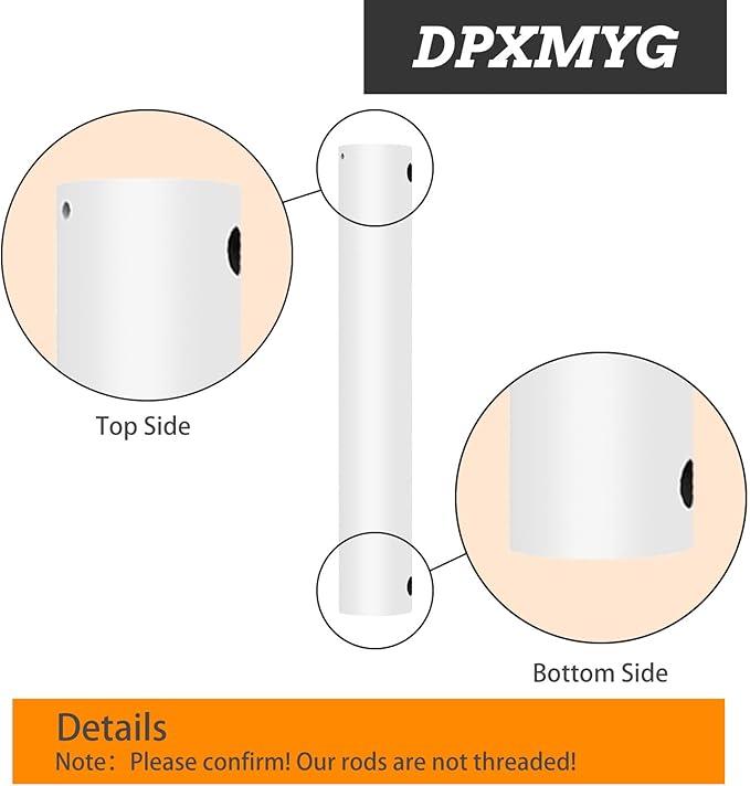 DPXMYG 16 inch Ceiling Fan Downrod - Image 3