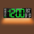 TrophyRak 16" Large Digital Wall Mount Clock, Count Down Timer, Big LED by TrophyRak