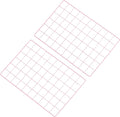 PATIKIL 12"x20" Wire Grid Panel, 2 Pack Board Photo Pictures Memo Display Grid by PATIKIL
