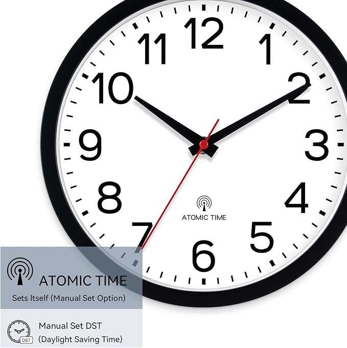 AKCISOT Atomic 14 Inch Wall Clock Analog Clocks - Image 4