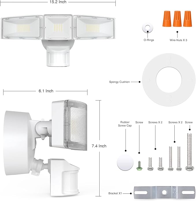 SAATLY Motion Sensor Outdoor Lights - Image 7