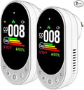 VETOUCH Plug-in Combination air Detector, 4 in 1 Combination Natural Gas and by VETOUCH