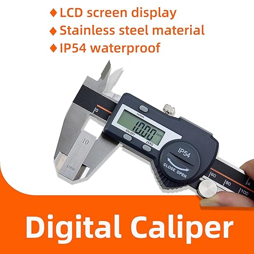 AICEY Digital Caliper Measuring Tool, IP54 Waterproof Stainless Steel - Image 6