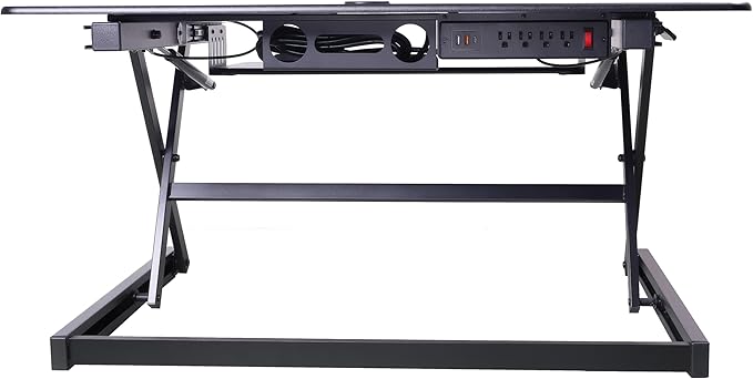 Rocelco 40" Height Adjustable Standing Desk Converter - Image 7