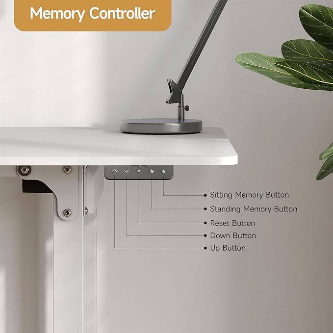 ONBRILL Standing Desk, 71x32 Inches Rectangle Stand Up Desk - Image 4